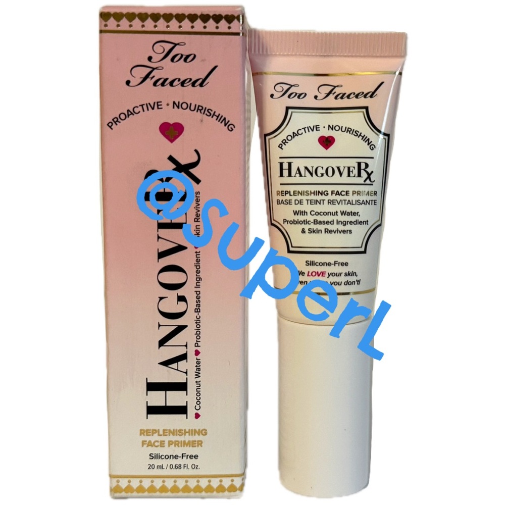 2/$15 NEW Too Faced Hangover Replenishing Face Primer Makeup Base